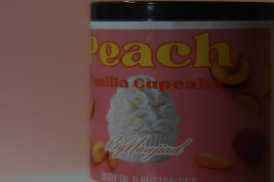 Peach Vanilla Cupcake ByNaujiad